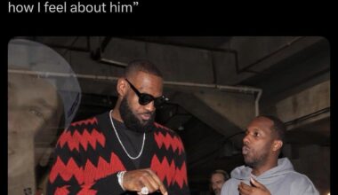 I’m glad LeBron addressed this