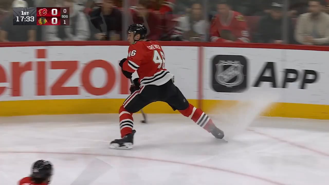 Colton Dach feeds Nick Foligno who goes top shelf for his 2nd goal of the season.