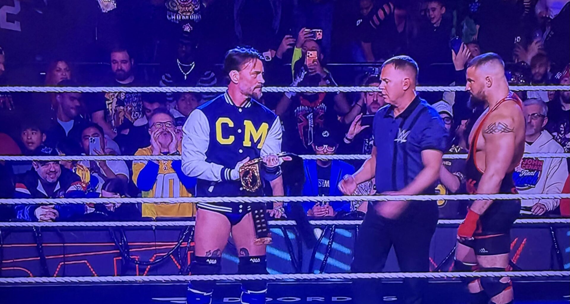 Chargers fan on WWE RAW