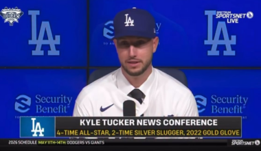 Kyle Tucker explains why he signed with the Dodgers over the Blue Jays and Mets.