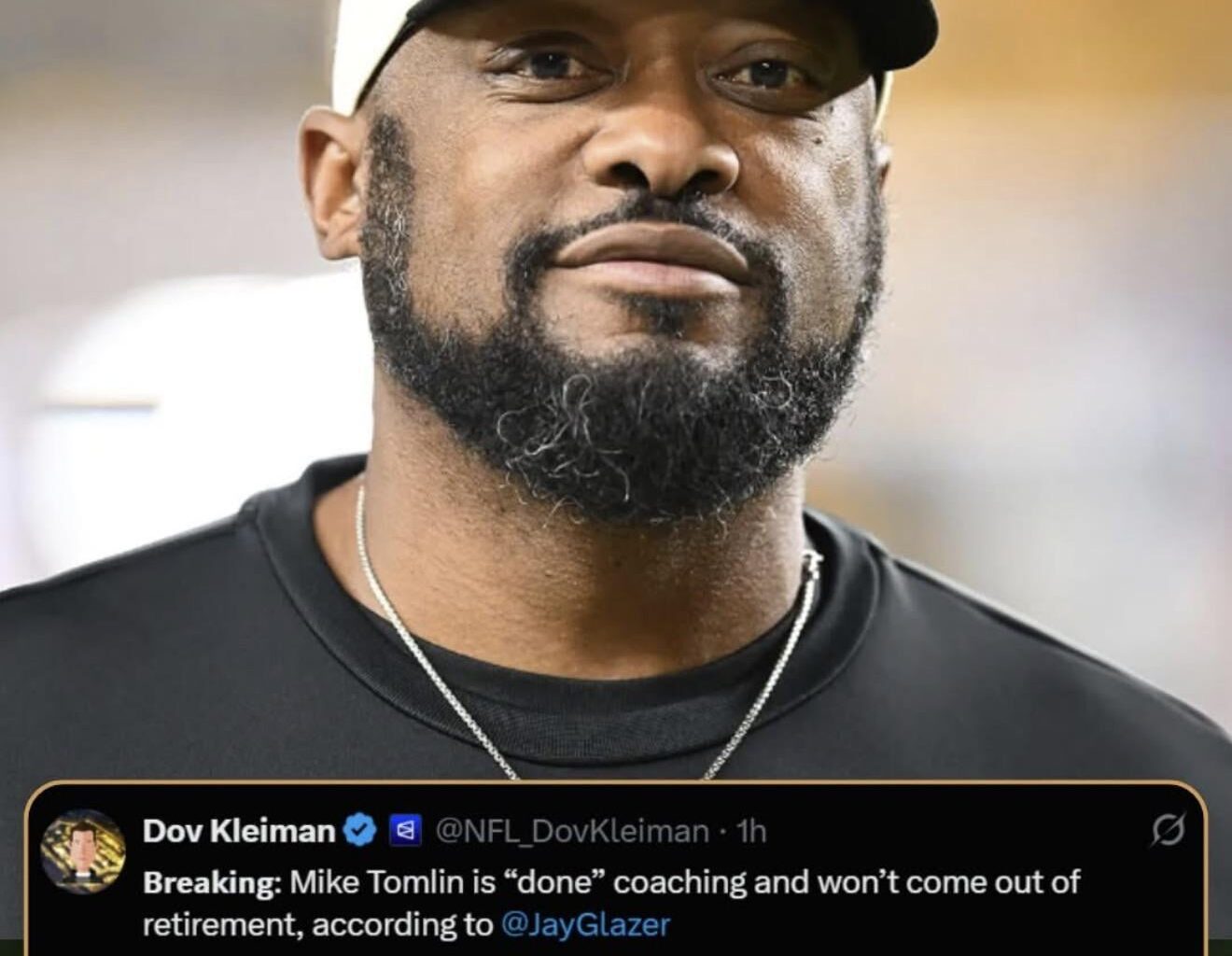 Jay Glazer: Tomlin is “done” coaching won’t come come out of retirement