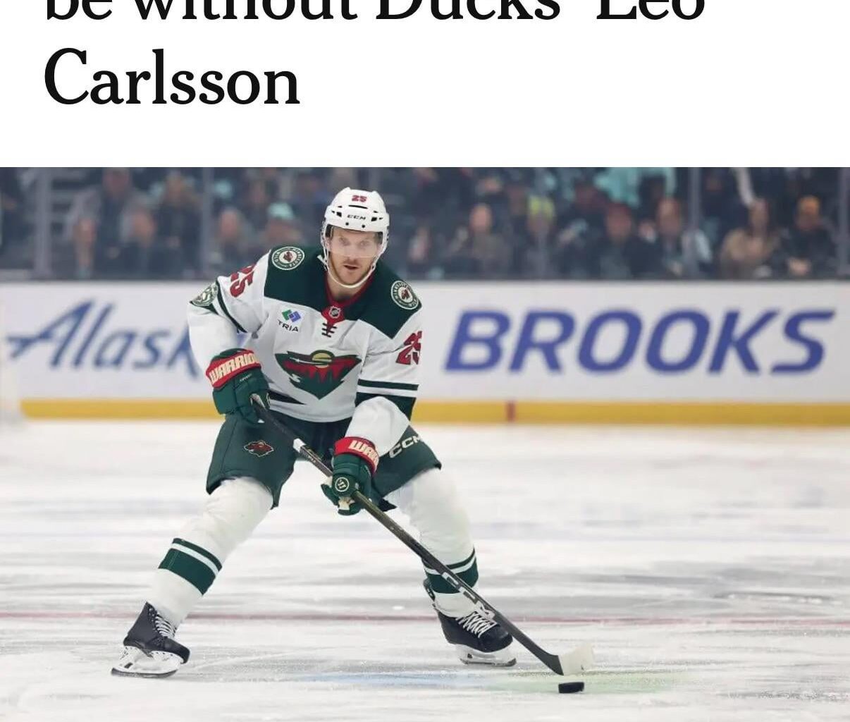 Brodin Out for Olympics (Russo)