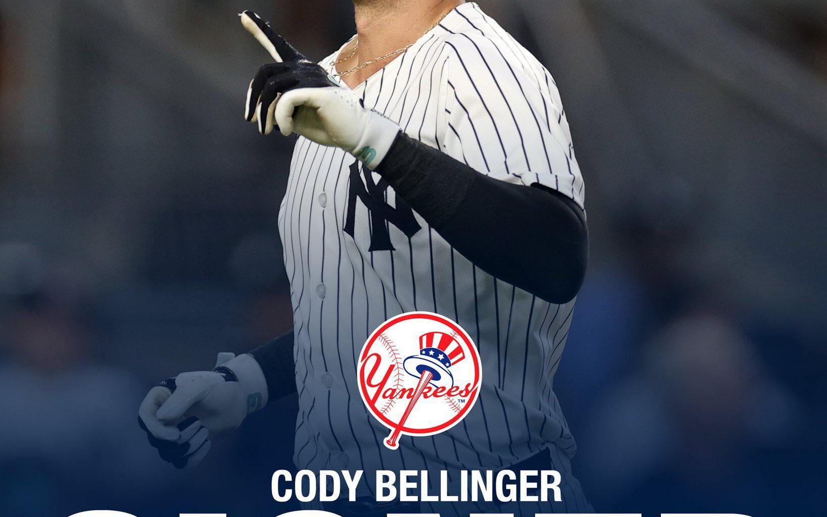 Cody Bellinger is staying in the Bronx. 5 years, $162.5 Million