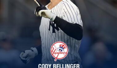 Cody Bellinger is staying in the Bronx. 5 years, $162.5 Million