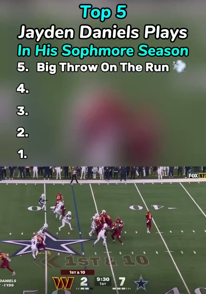 Jayden Daniels Top 5 plays of his sophomore season