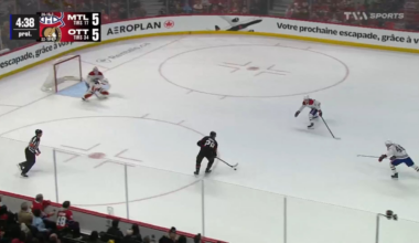 Cole Caufield rips a clapper on the rush to win overtime