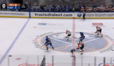 Doan and Östlund what a play! Doan strips the puck carrier at center ice, gets it to Östlund and he finds Samuelsson who snipes it