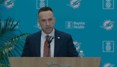 Jeff Hafley thanking Matt LaFleur and the players in Green Bay during his introductory press conference