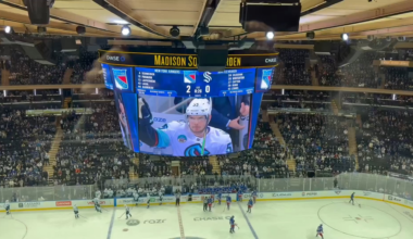 Lindgren and Kakko both get standing ovations in their return to MSG