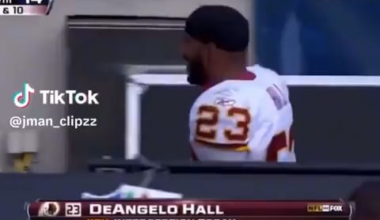 Who remembers the when DeAngelo Hall did this?