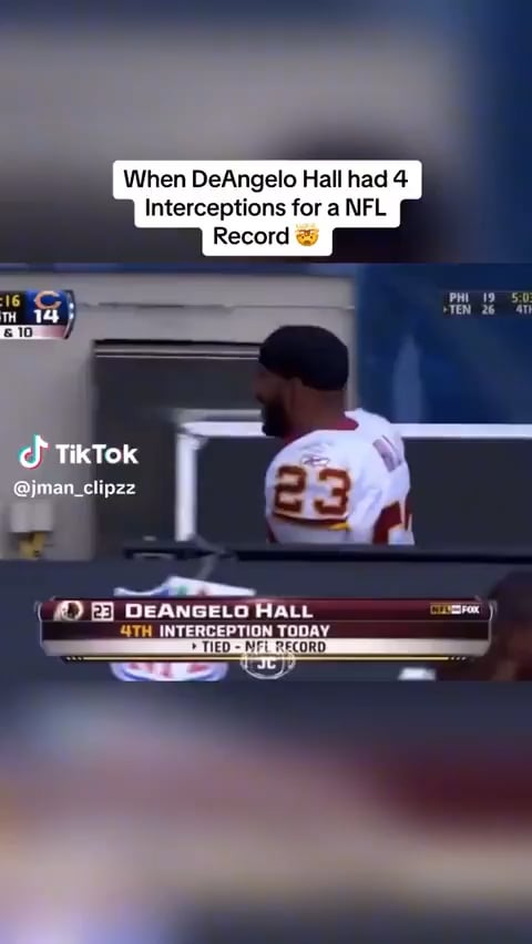 Who remembers the when DeAngelo Hall did this?
