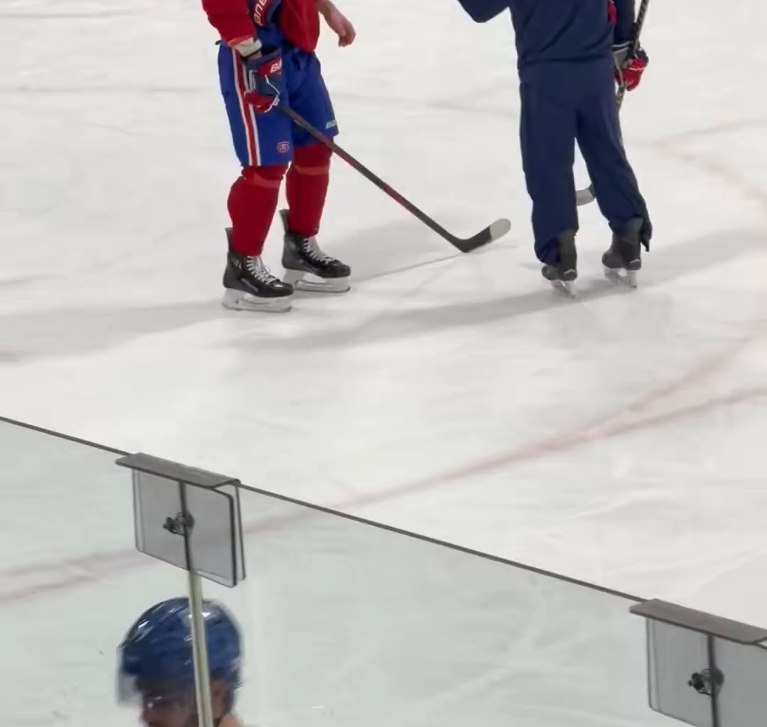 Long discussion between Slaf and MSL after practice