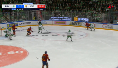 Victor Eklund opens the scoring with his second of the season