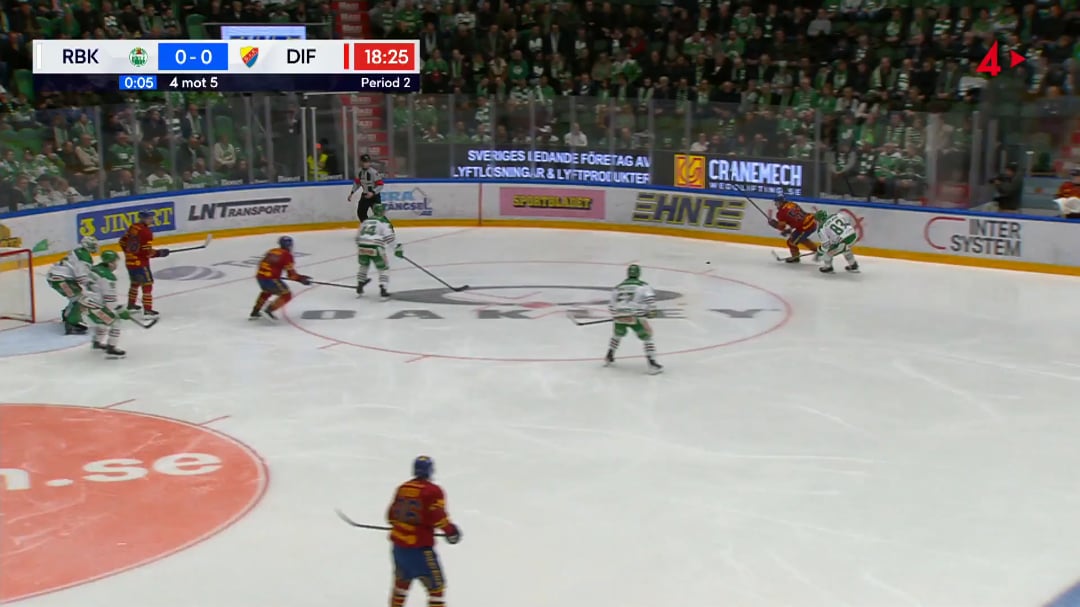 Victor Eklund opens the scoring with his second of the season