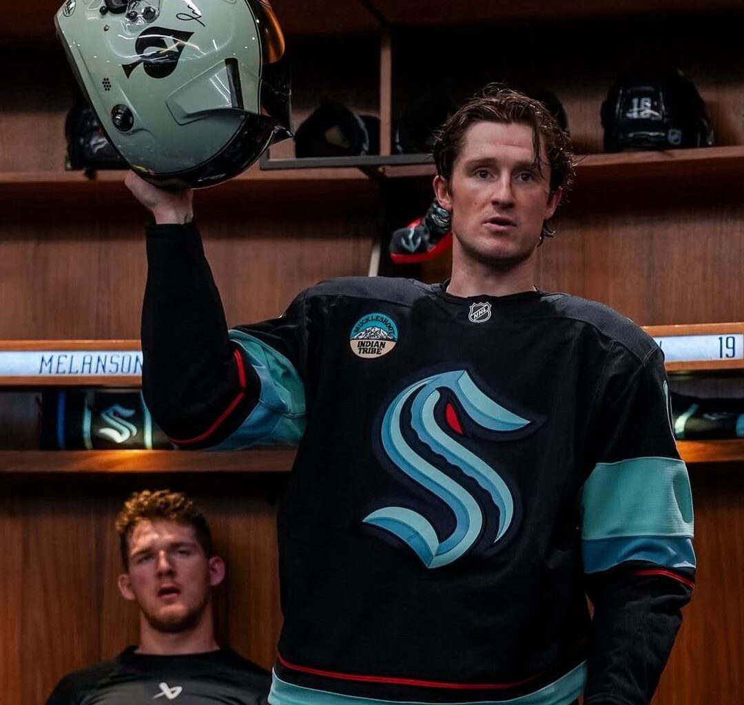 McCann gets the helmet & leaderboard