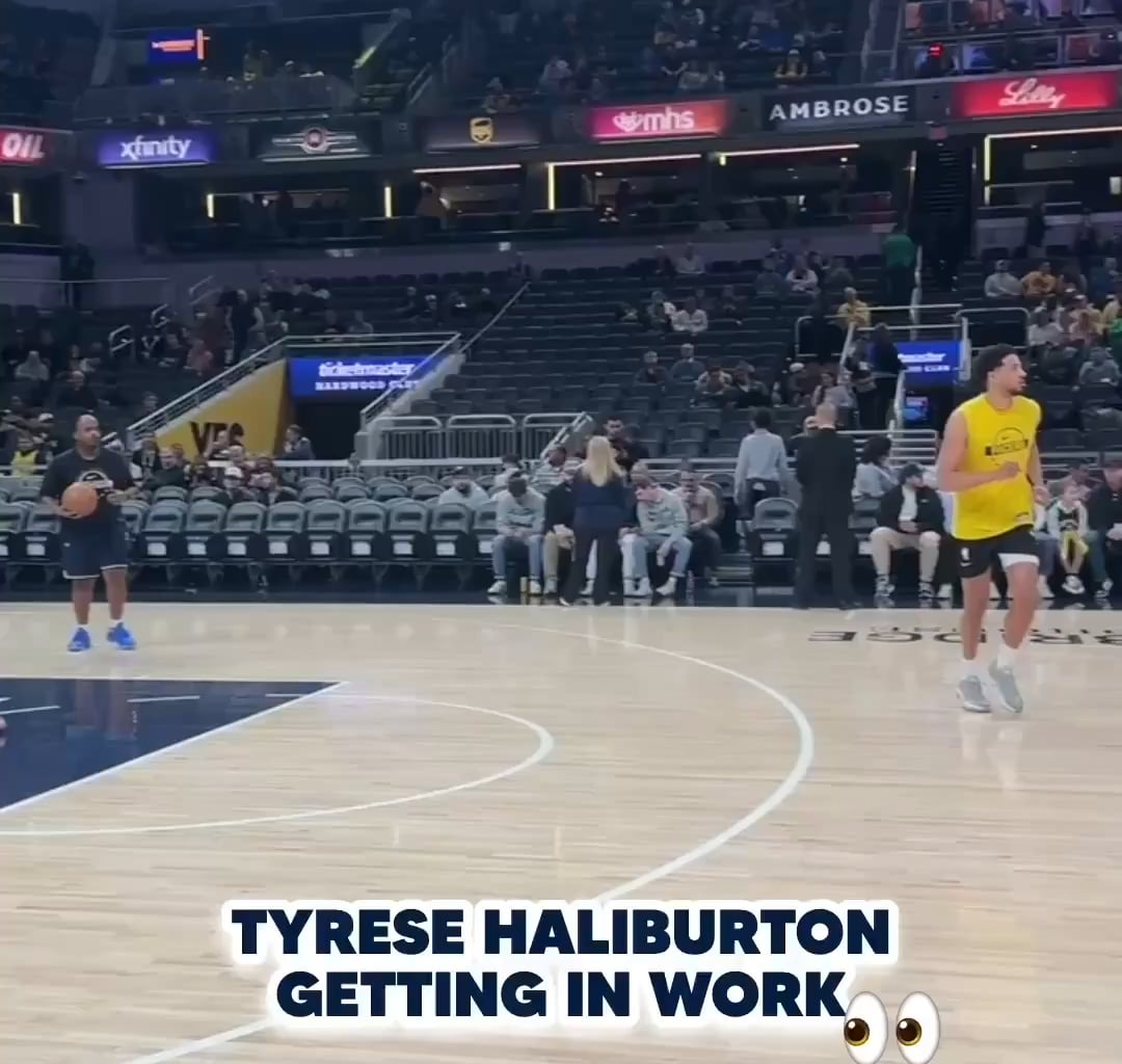 Hali draining shots before the game 🔥