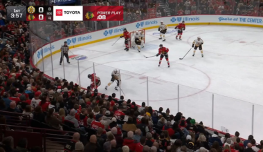 Andre Burakovsky finds Ryan Greene, who scores his 6th of the season as the power play expires