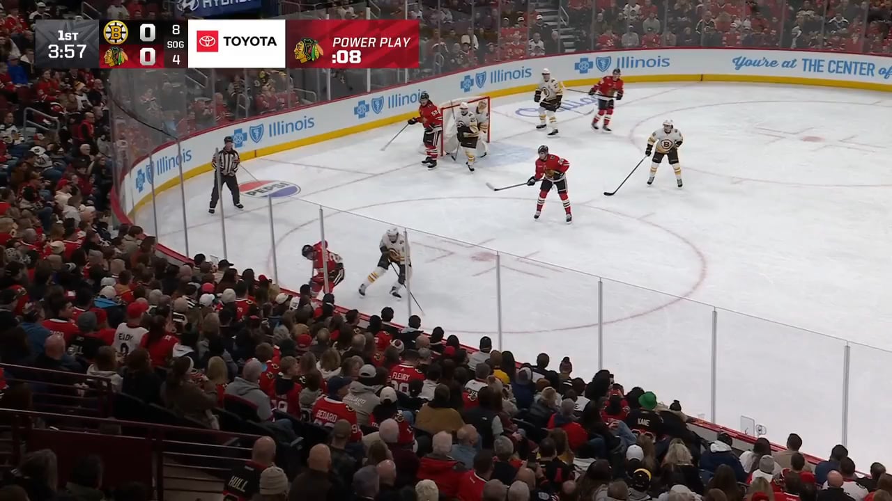 Andre Burakovsky finds Ryan Greene, who scores his 6th of the season as the power play expires