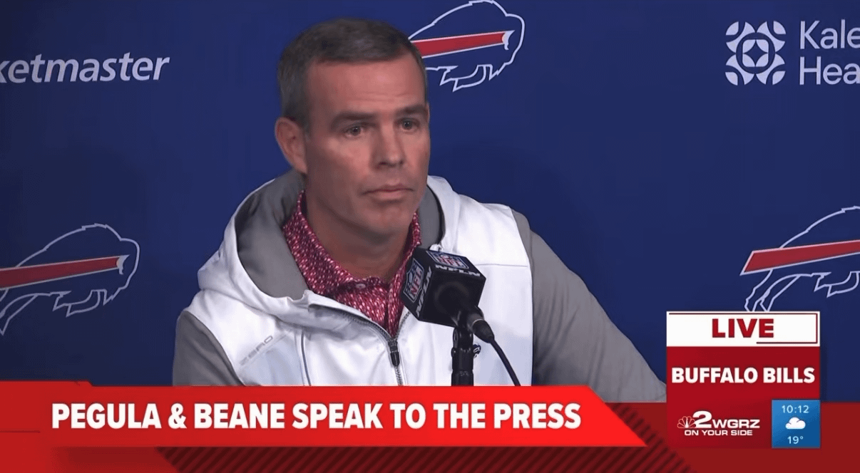Posting this from r/nfl: [Highlight] Pegula interrupts a question posed to Beane about Keon Coleman: "The coaching staff pushed to draft Keon. I'm not saying Brandon wouldn't have drafted him, but he wasn't his next choice."