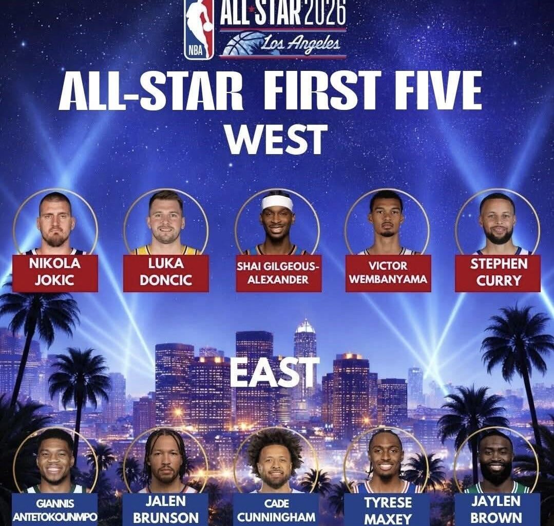 Steph is the only American 🇺🇸 starter in the West. 🐐