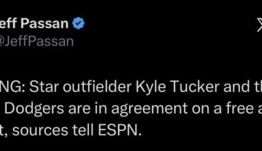 Tucker to the Dodgers