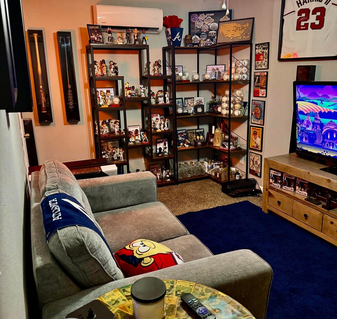 Finished my husbands man cave!