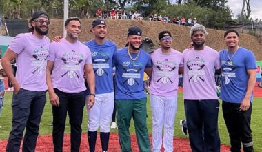 Fernando Tatis Jr. joined fellow MLB players to help inaugurate the baseball stadium in Julio Rodríguez’s hometown, a project Rodríguez supported with an investment of more than $400,000.