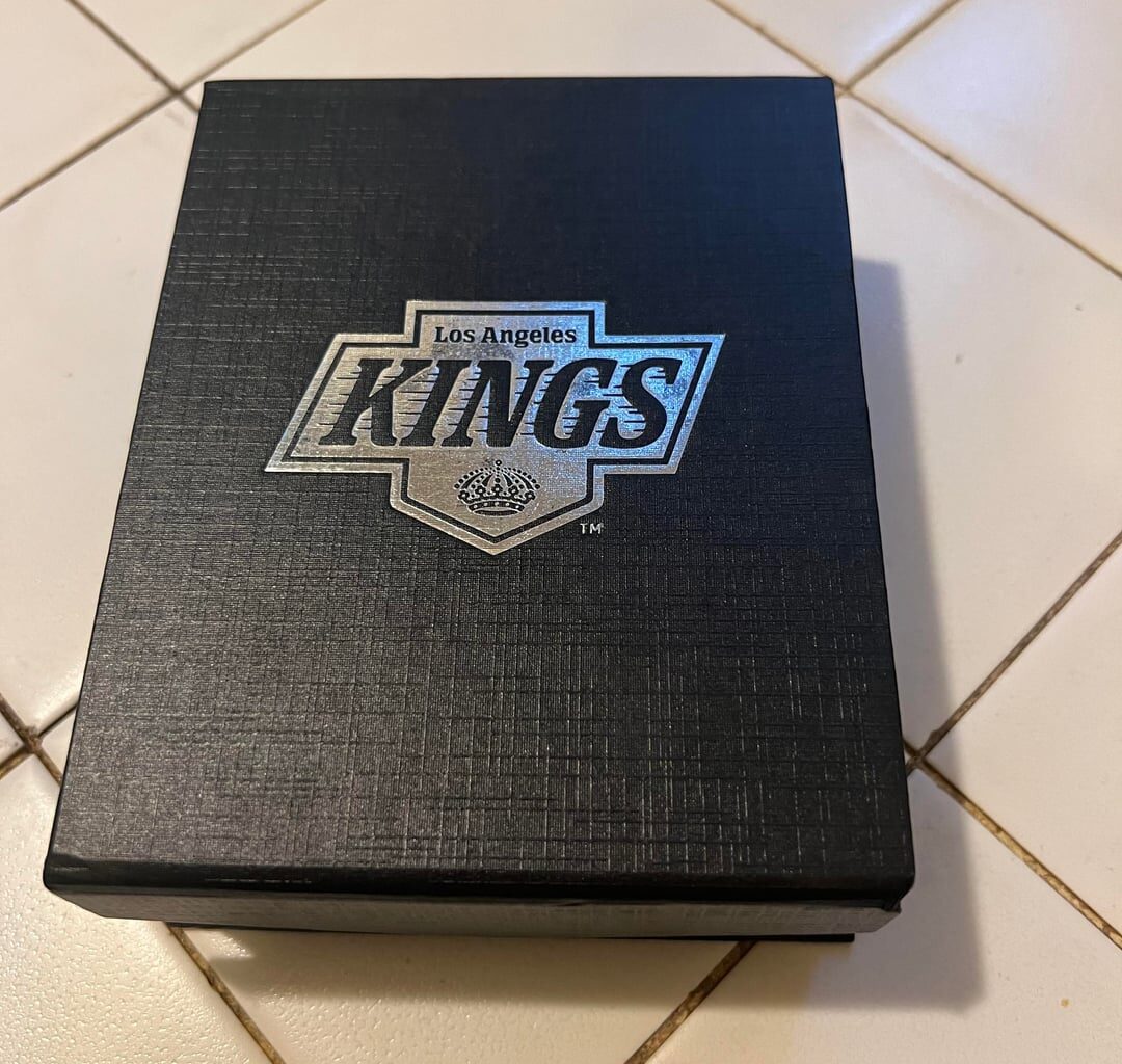 This is the “crystal puck” they gave season ticket members last night and are giving away at the next two games.