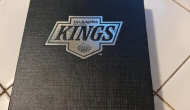 This is the “crystal puck” they gave season ticket members last night and are giving away at the next two games.