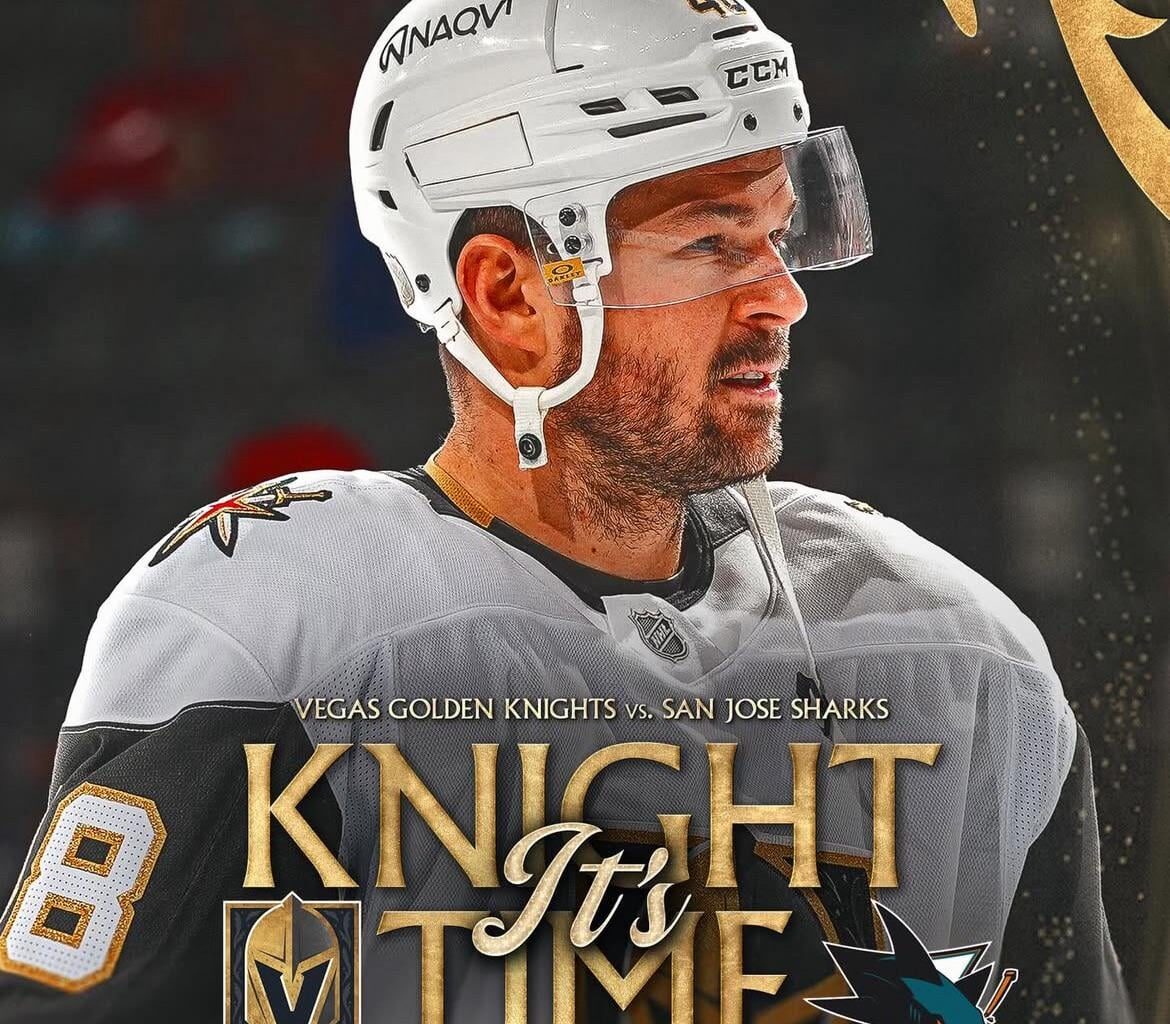 VGK heads down to SAP on a back-to-back to face the San Jose Sharks— time to get the harpoons out!