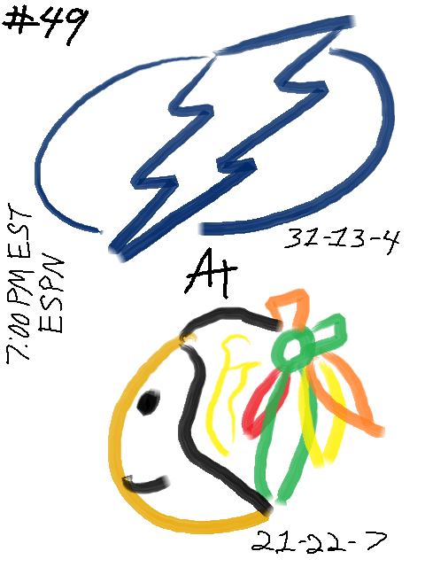 [PREGAME] Tampa Bay Lightning at Chicago Blackhawks - 7:00pm EST - 01/23/26 - ESPN - On The Road Again Edition