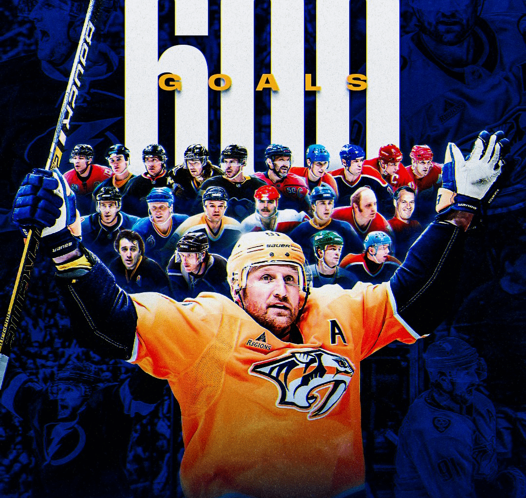 600 career goals for Stamkos