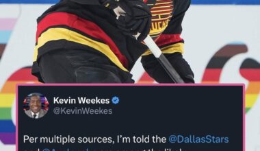 Per sources DalASS, Avs, and Canucks in talks about possible Kane trade