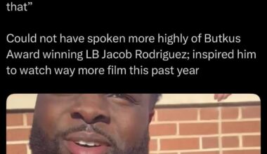 👀 He was dominating at Senior Bowl practice today