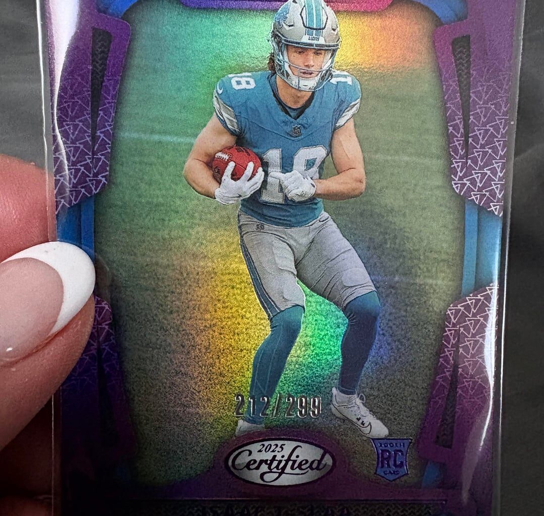 I hit my guy in my Christmas box!! - 212/299 RC TeSlaa Certified