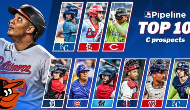 Eduardo Tait came in #8 on the top catchers list for MLB Pipeline