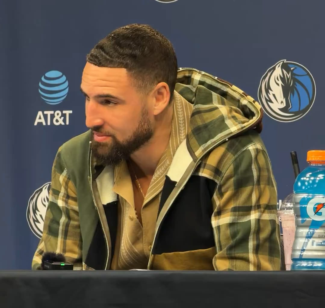 Klay on playing w/ragtag Mavs: "Moose had a dbl-dbl, Ryan a near dbl-dbl, Miles played great. J-Rob just came from the G & for him to go out there & get 12 & 7, be in the right place at the right time - it was awesome. You get to play w/guys who cherish these moments & don't get the opp. as freq."