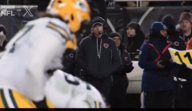 [Captain Caleb] Ben Johnson yelling “GET HIS ASS!” On that final play just like every #DaBears fan watching did! 😭🤣