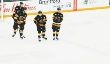 Luchanko buries a PP goal for Brantford