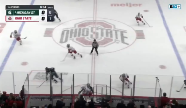 [Flyers Clips] Porter Martone with 2 GOALS in the first period in his return to Michigan State!!