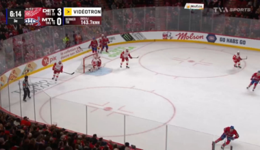 Arber Xhekaj is having a career game in terms of physicality