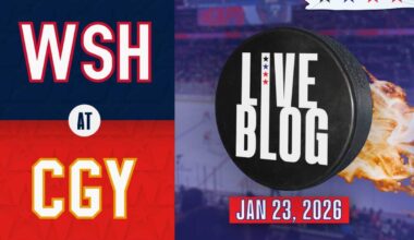 Live updates: Washington Capitals vs Calgary Flames at Scotiabank Saddledome