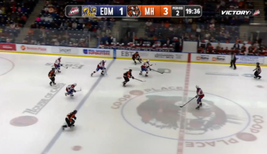 Bryce Pickford scores his 33rd goal of the season