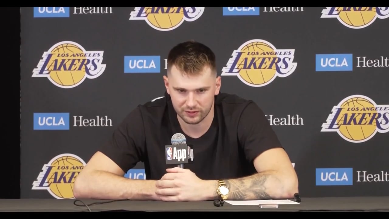 Luka on facing Dallas on Saturday: "Obviously it’s always gonna feel like home in Dallas. I’ll always appreciate those fans, they were really really tight. I think we had some special bonding, or how do you say it? So I really appreciate it all the time."