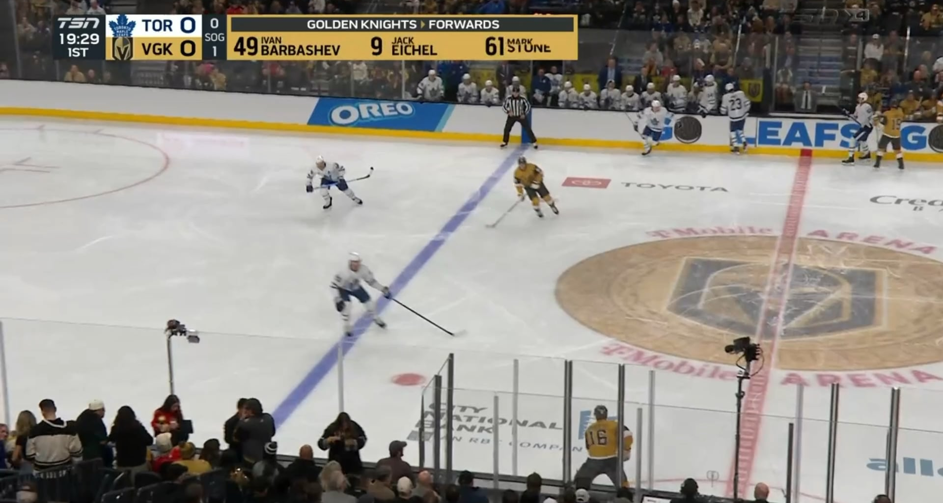 Boos reign in Vegas as Mitch Marner touches the puck