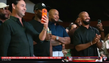 The Moment Andruw Jones Found Out He's Off to Cooperstown