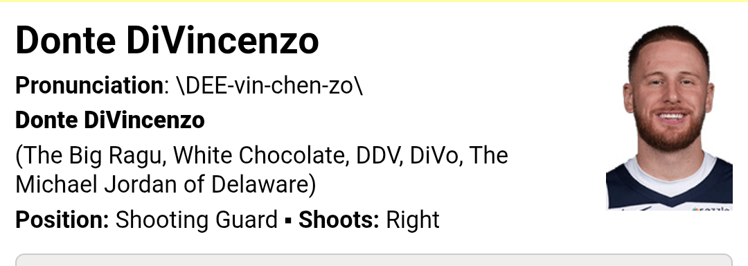 The Michael Jordan of Delaware