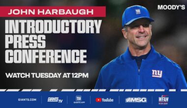 John Harbaugh Introductory Press Conference Today at Noon