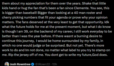 Andrew McCutchen's latest response on how he feels regarding his future.