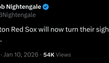 [Nightengale] The Boston Red Sox will now turn their sights to Bo Bichette.